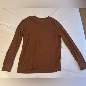 Men’s GAP Brown Thermal Shirt Size XL